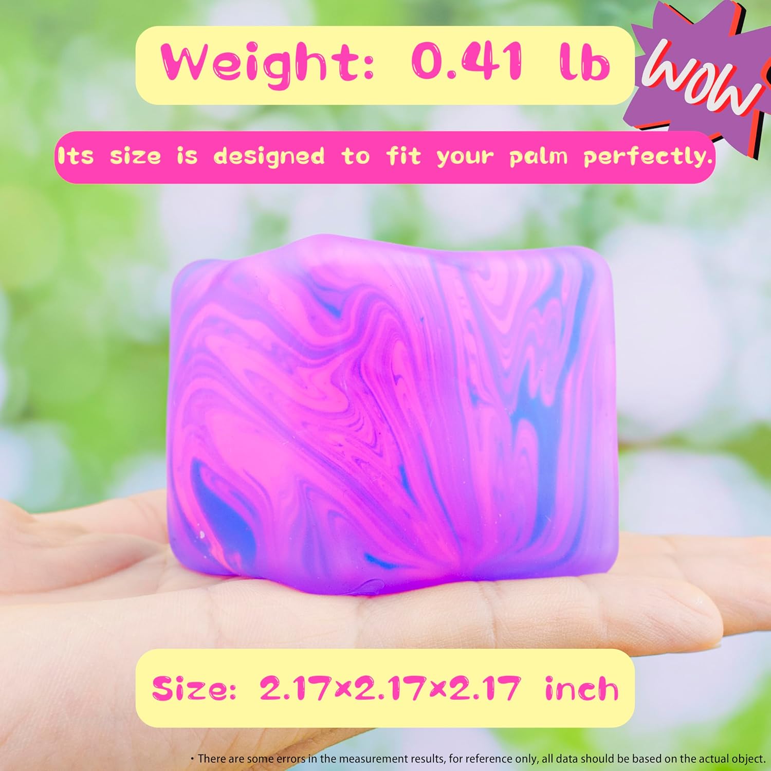 NeeDoh Nice Cube – Solid Squish – Pink & Blue - Image 4